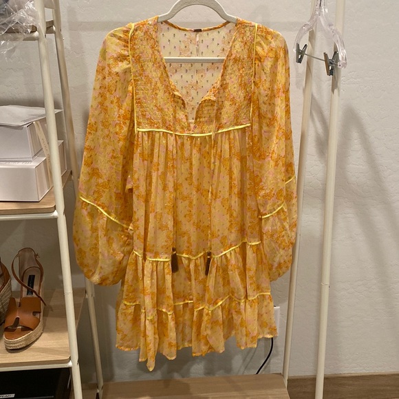 Free People Dresses & Skirts - Free people yellow dress